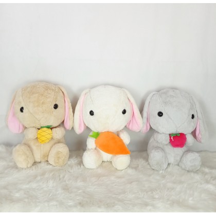 {M'SIA STOCK} BUNNY LOP-EARED RABBIT SoftToys/PlushToys/KidsToys 60cm 水果垂耳兔娃娃玩具公仔60厘米 Patung Beruang